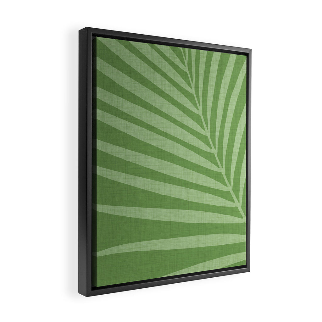 Palm Leaf 5 / Tropical Botanical Series Framed Canvas Print Gallery Image 2
