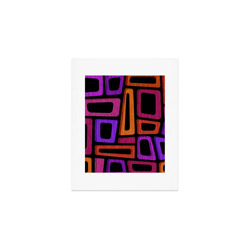 Palm Springs Modern Tiki Design Art Print Gallery Image 1
