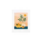 Palm Springs Picnic Nature Scene Art Print Gallery Image 1