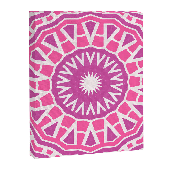 Patchouli Sun Mandala Canvas Print Gallery Image 1