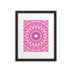 Patchouli Sun Mandala Framed Art Print Gallery Image 6