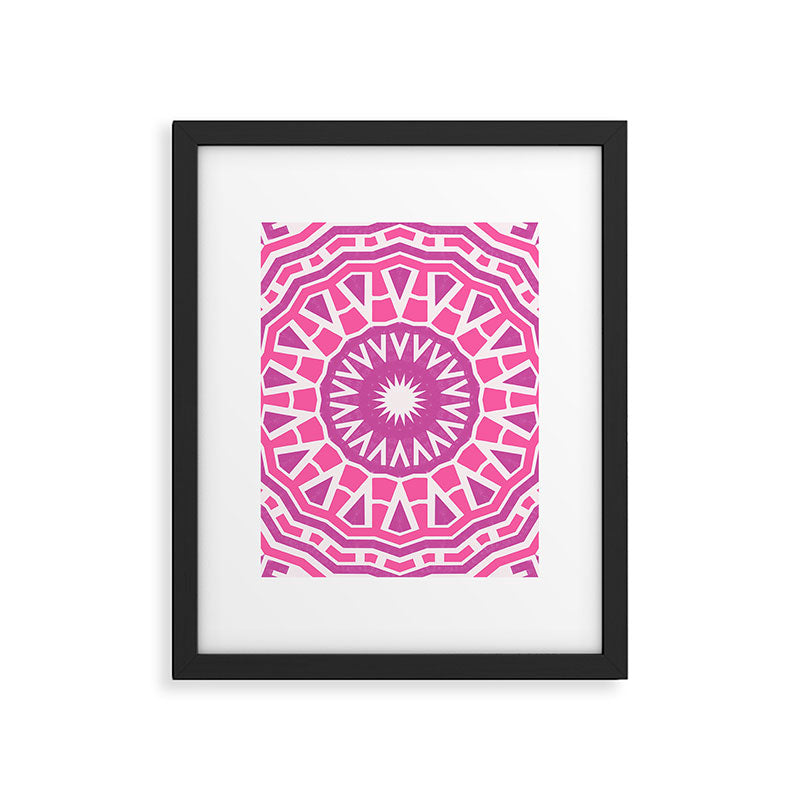 Patchouli Sun Mandala Framed Art Print Gallery Image 6