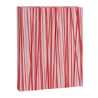 Peppermint Stick - Festive Red Stripes Canvas Print Gallery Image 8