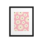 Playful Pink Floral Framed Art Print Gallery Image 6