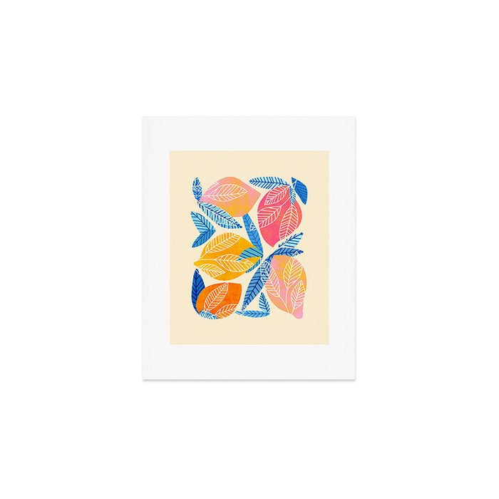 Pop Mangoes Tropical Fruit Series Art Print Gallery Image 1