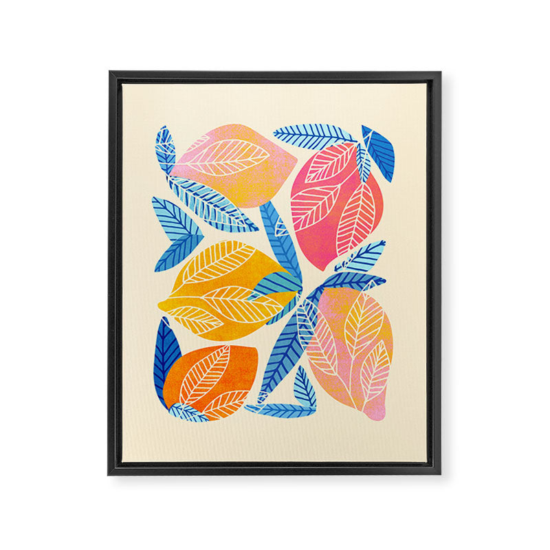 Pop Mangoes Tropical Fruit Series Framed Canvas Print Gallery Image 6