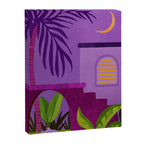 Purple Moonlight Villa  Canvas Print Gallery Image 6