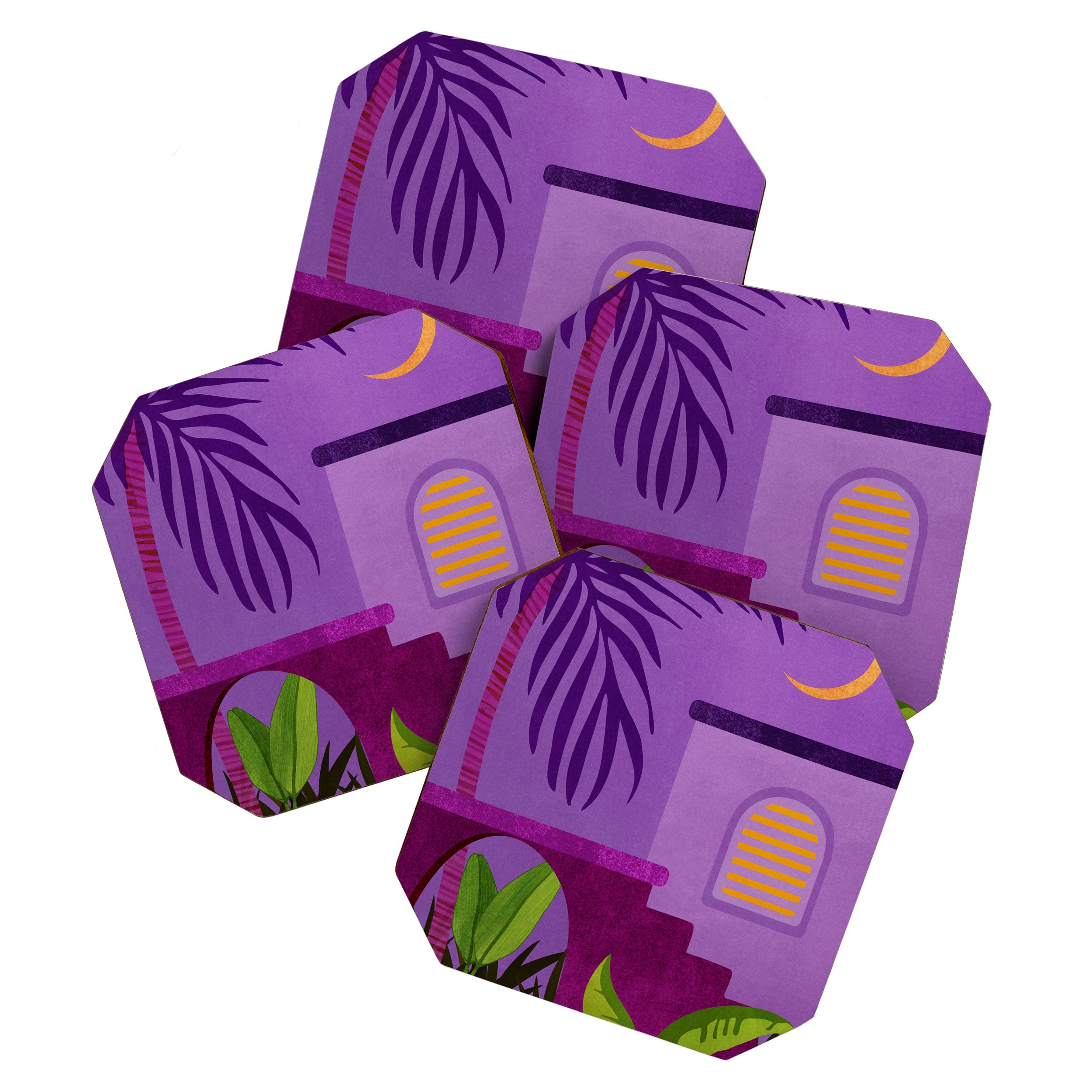 Purple Moonlight Villa  Coaster Gallery Image 1