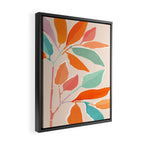 Rainbow Forest - Abstract Tree Painting Framed Canvas Print Gallery Image 2