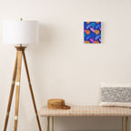 Rainbow Wildflower Floral Pattern Canvas Print Gallery Image 2