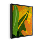 Rainforest Plants Abstract Framed Canvas Print Gallery Image 2