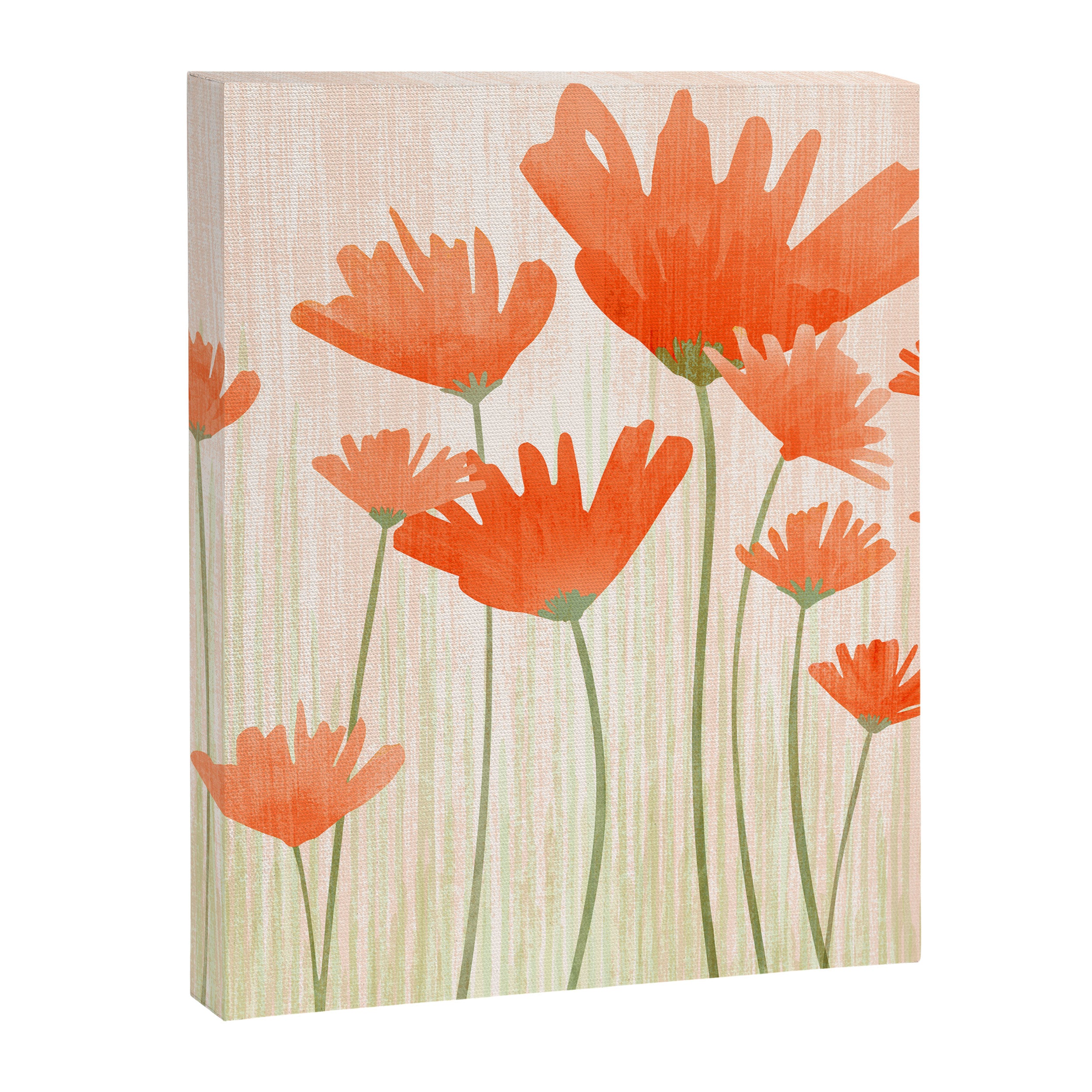 Red Poppy Flower Garden Canvas Print Gallery Image 8