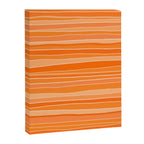 Retro Orange Stripes Canvas Print Gallery Image 8