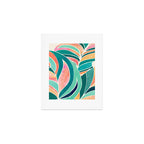 Rise Up Tropical Leaf Illustration Art Print Gallery Image 1