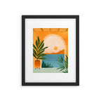 Riviera Villa View Framed Art Print Gallery Image 5