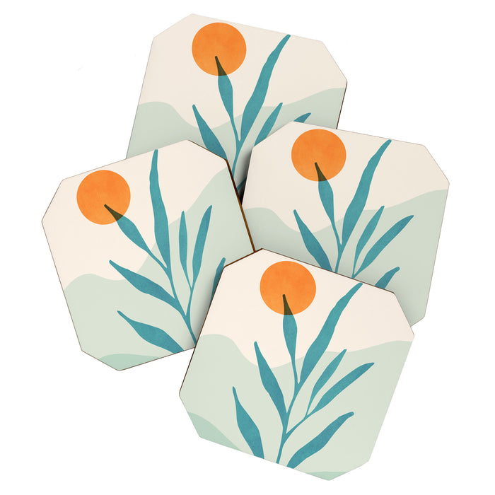 Sage Sunset Scene Coaster Gallery Image 1