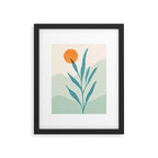 Sage Sunset Scene Framed Art Print Gallery Image 5