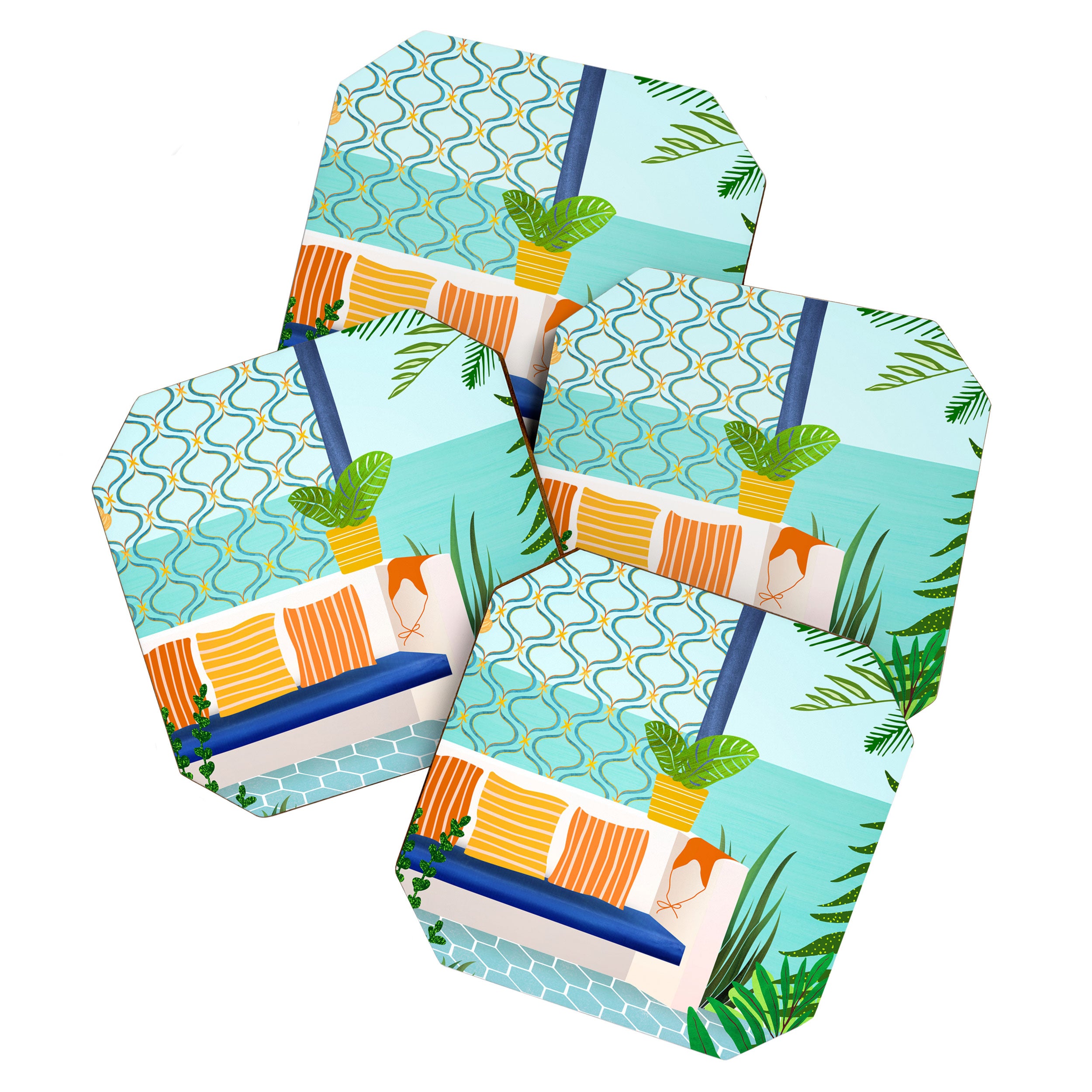 Sanctuary - Tropical Garden Villa Coaster Gallery Image 1