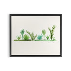 Santa Fe Desert Garden Painting Framed Canvas Print Gallery Image 3