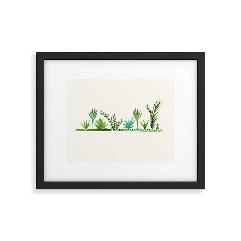 Santa Fe Desert Garden Painting Framed Art Print Gallery Image 5