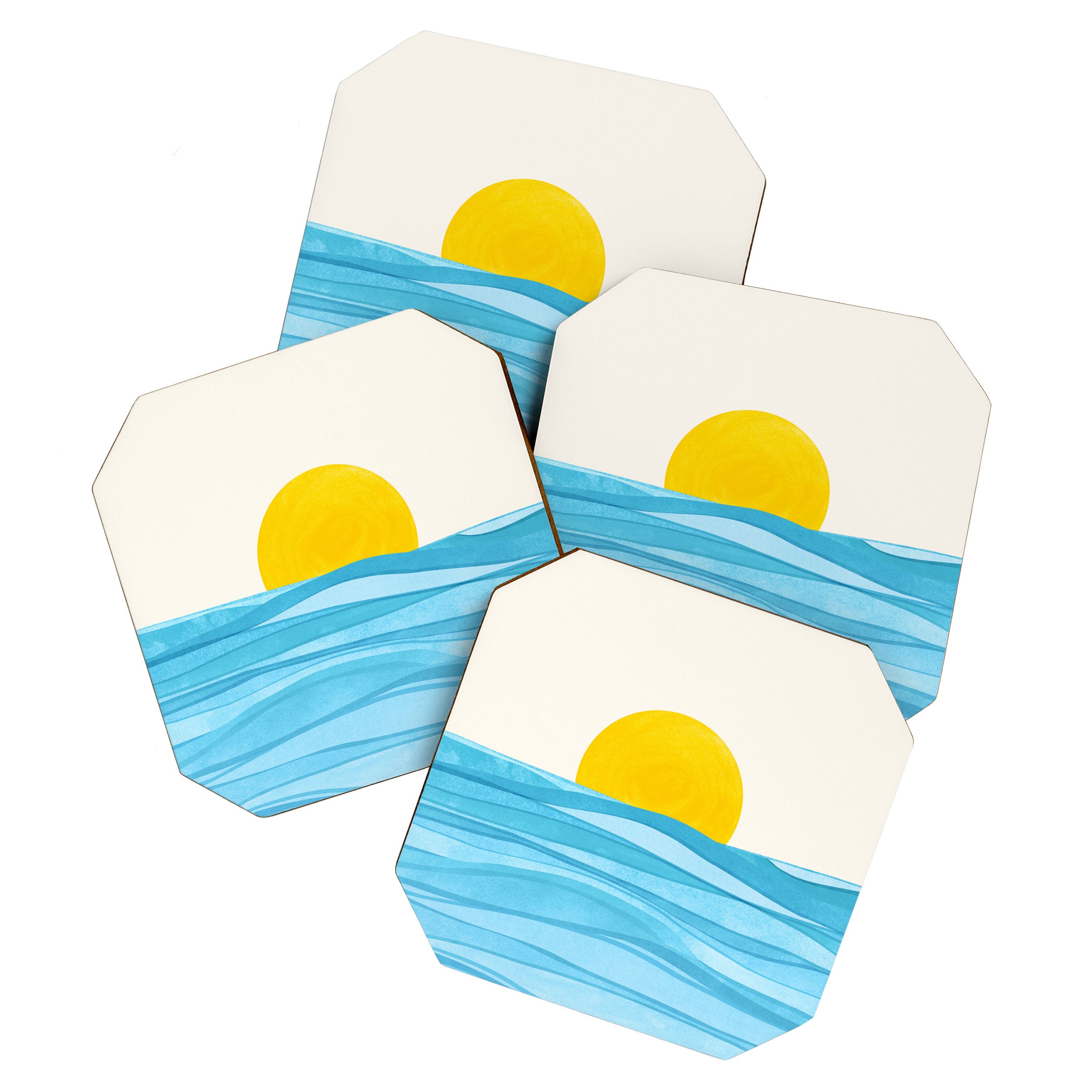 Seaside Sunrise View Coaster Gallery Image 1