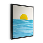 Seaside Sunrise View Framed Canvas Print Gallery Image 2