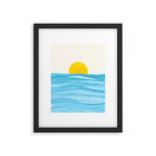 Seaside Sunrise View Framed Art Print Gallery Image 5