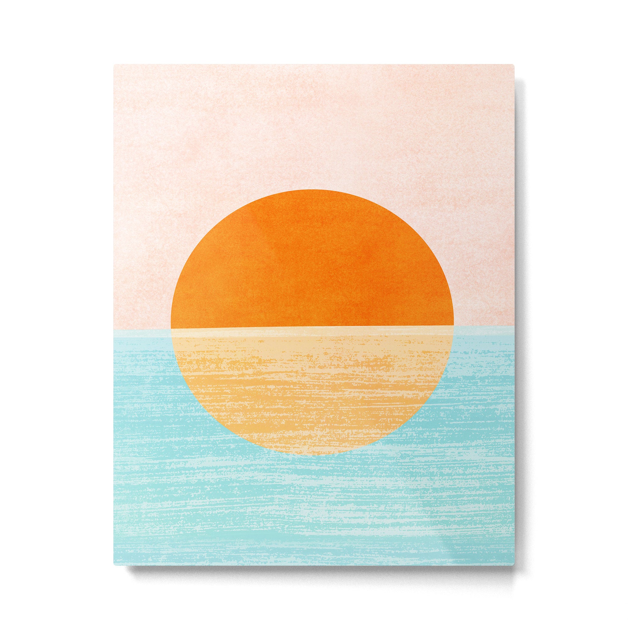 Seaside Sunset Metal Print Gallery Image 6
