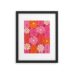 Secret Kisses Floral Design Framed Art Print Gallery Image 6