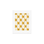 Shape Study in Gold / Geometric Pattern Art Print Gallery Image 1