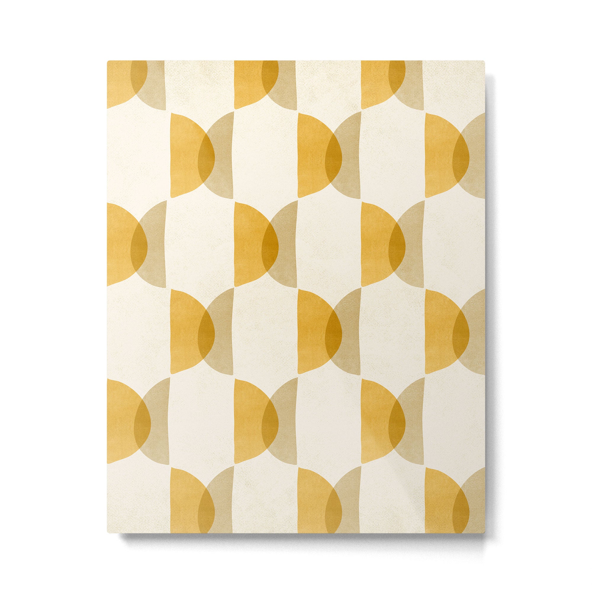 Shape Study in Gold / Geometric Pattern Metal Print Gallery Image 6