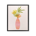 Simple Modern Tropical Bouquet Framed Canvas Print Gallery Image 6