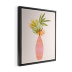 Simple Modern Tropical Bouquet Framed Canvas Print Gallery Image 2