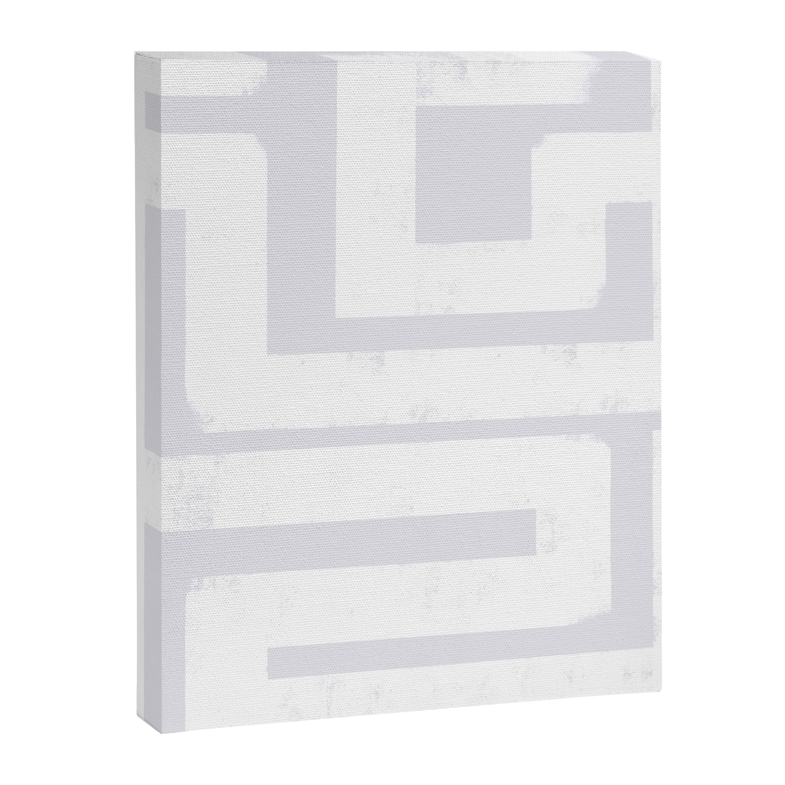 Snow Day Maze Canvas Print Gallery Image 8