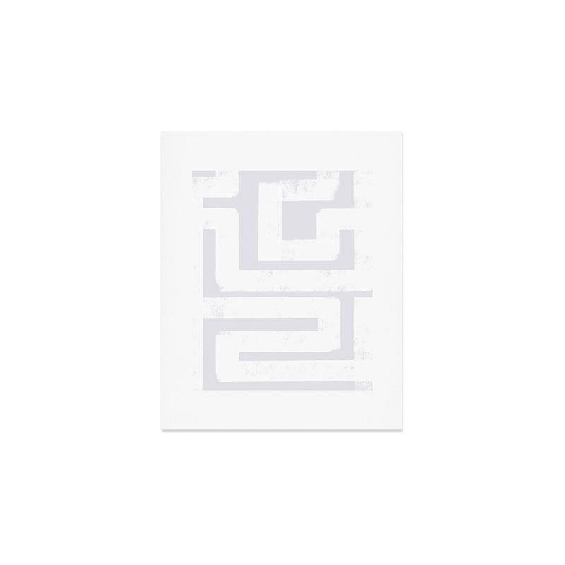 Snow Day Maze Art Print Gallery Image 1