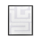 Snow Day Maze Framed Canvas Print Gallery Image 8