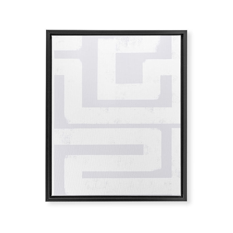 Snow Day Maze Framed Canvas Print Gallery Image 8