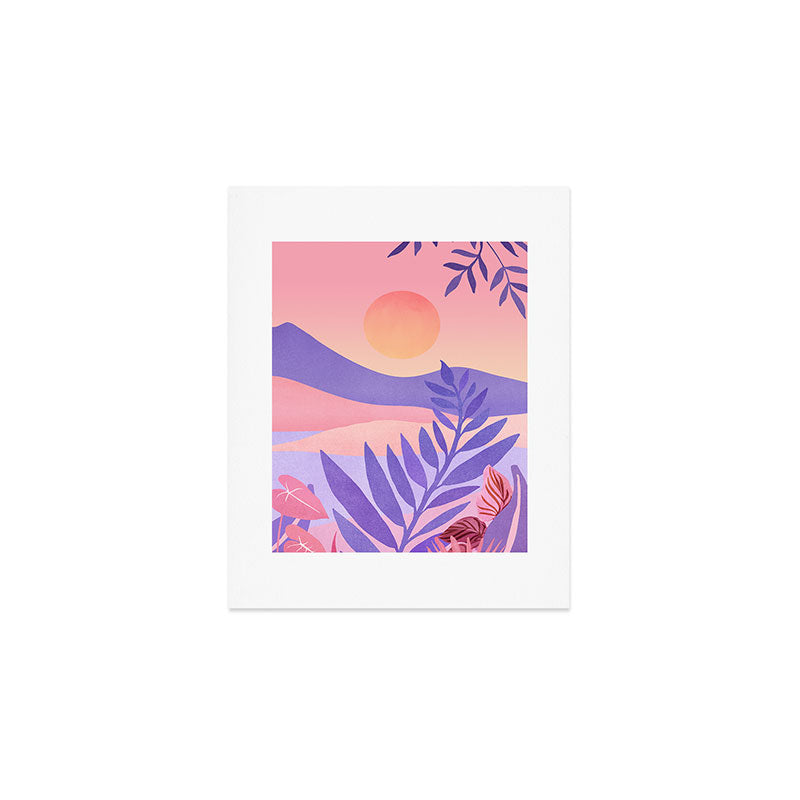 South Seas Sunrise / Tropical Landscape Art Print Gallery Image 1