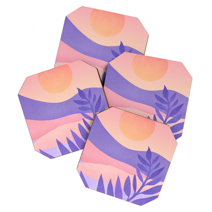 South Seas Sunrise / Tropical Landscape Coaster Gallery Image 1
