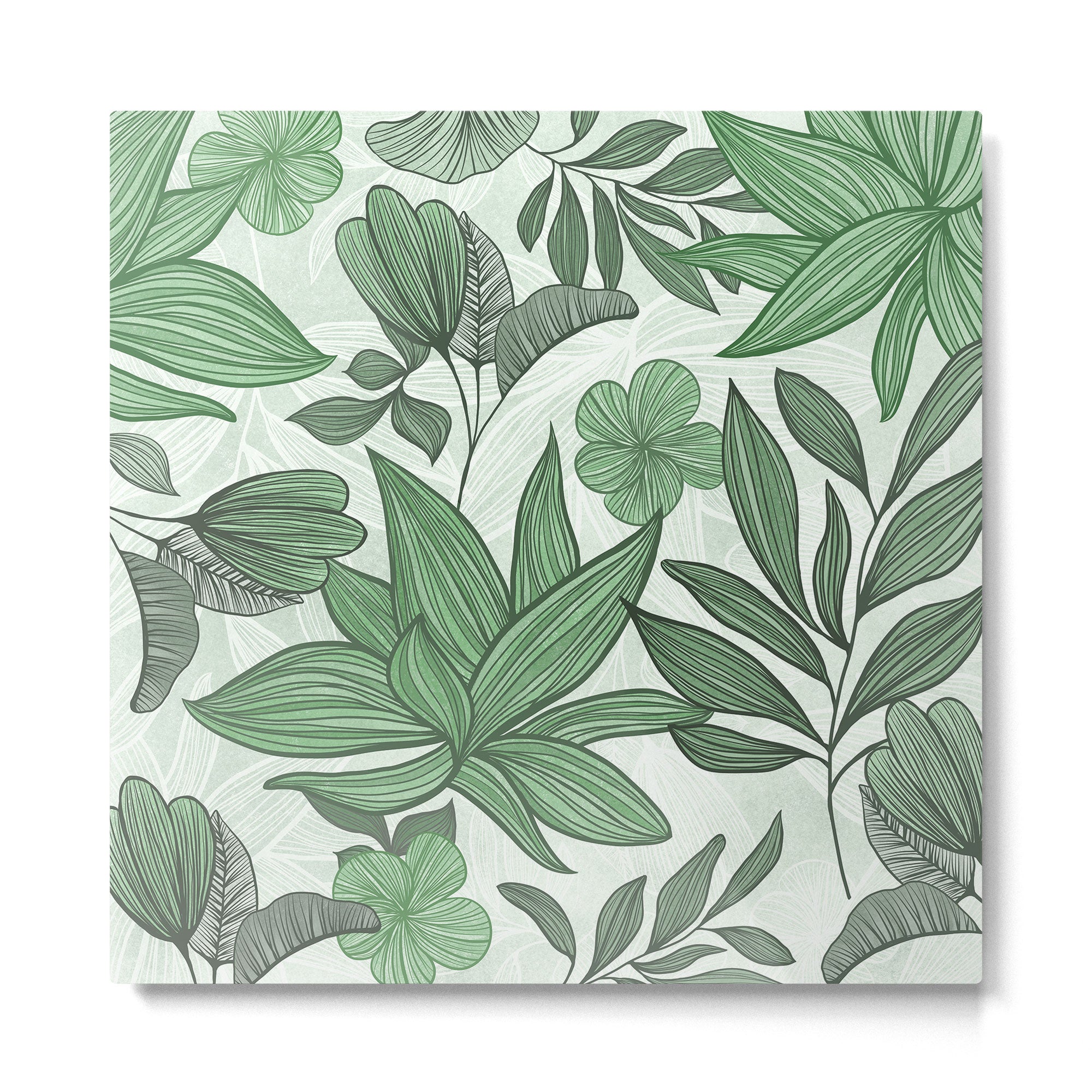 Southern Greenery Botanical Metal Print Gallery Image 2