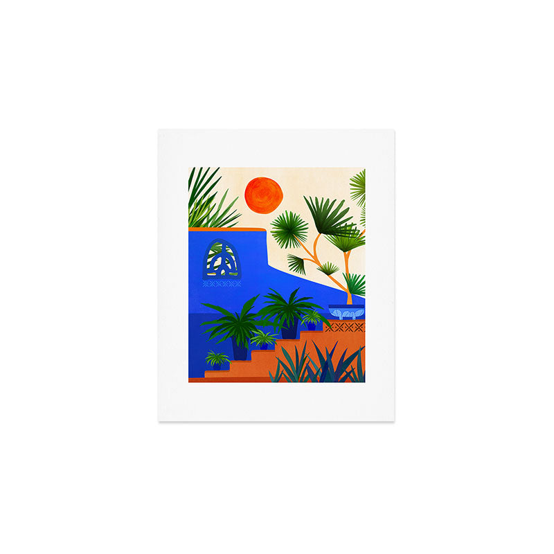 Southwest Desert Garden Landscape Art Print Gallery Image 1