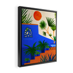 Southwest Desert Garden Landscape Framed Canvas Print Gallery Image 2