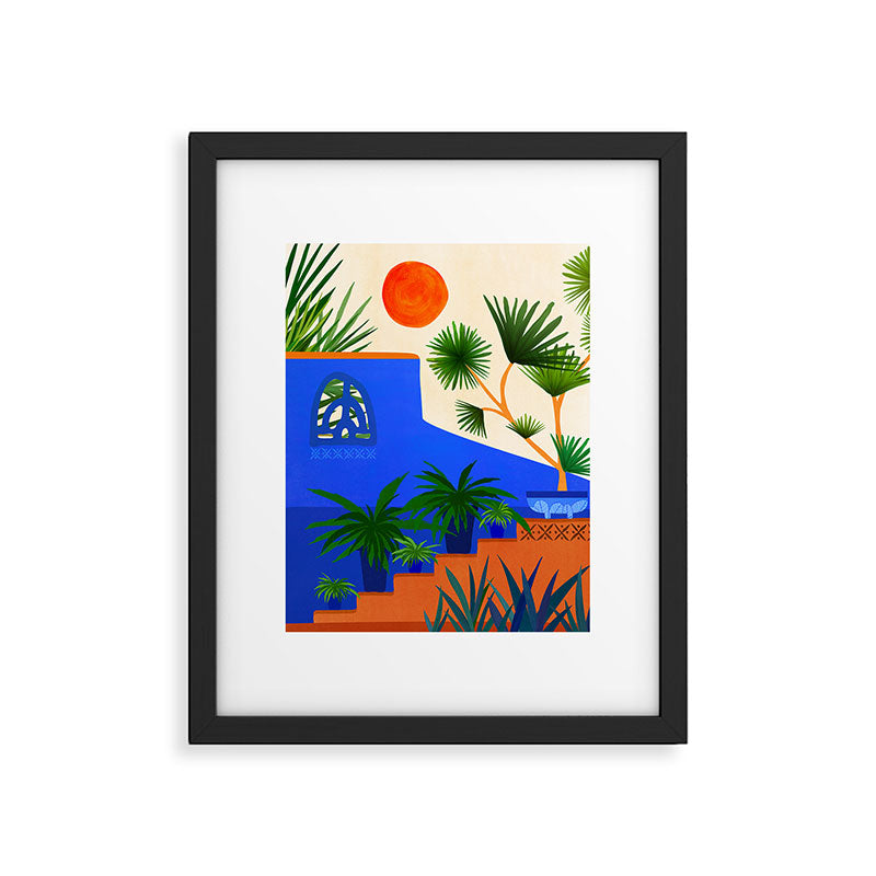 Southwest Desert Garden Landscape Framed Art Print Gallery Image 5