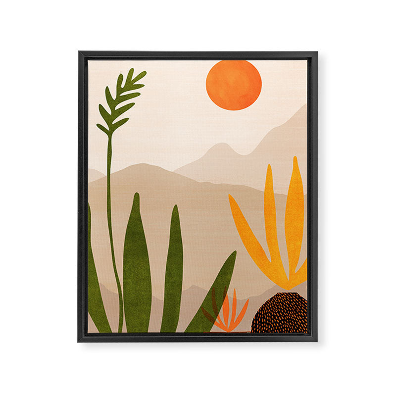 Southwest Sunset Gaze - Colorful Landscape Framed Canvas Print Gallery Image 6