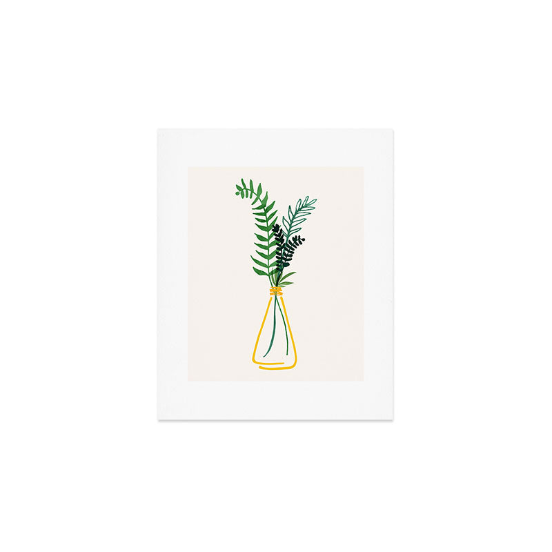 Spring Bouquet Watercolor Botanical Art Print Gallery Image 1