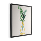 Spring Bouquet Watercolor Botanical Framed Canvas Print Gallery Image 2