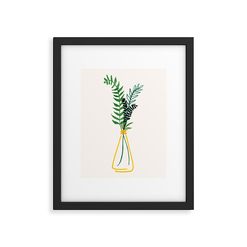 Spring Bouquet Watercolor Botanical Framed Art Print Gallery Image 4