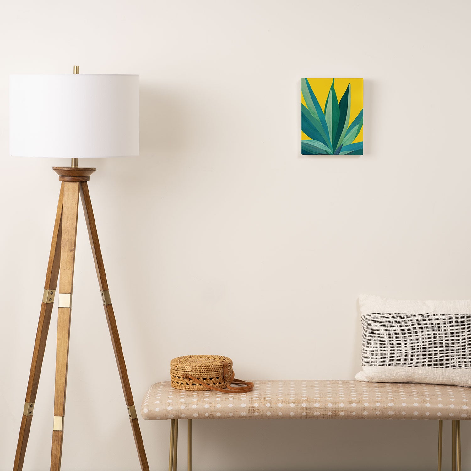 Spring Cactus Pop Botanical Canvas Print Gallery Image 2