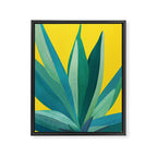 Spring Cactus Pop Botanical Framed Canvas Print Gallery Image 8