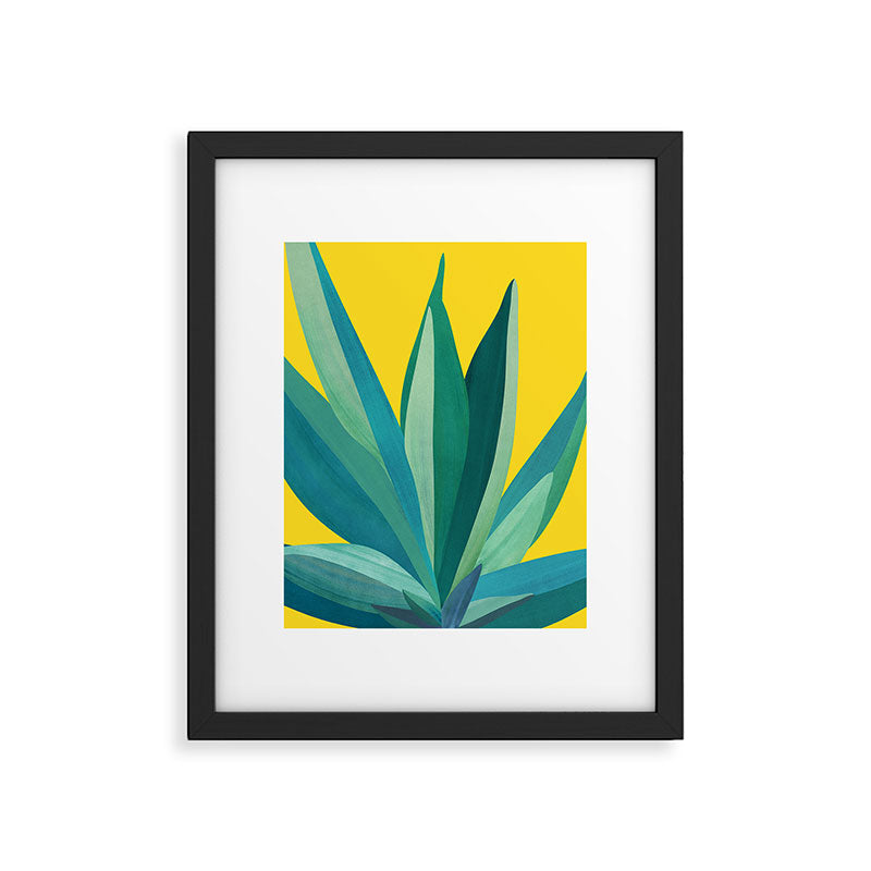 Spring Cactus Pop Botanical Framed Art Print Gallery Image 6